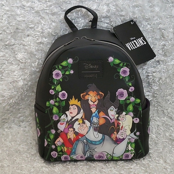 NWT Loungefly Disney Villains mini backpack - Picture 1 of 12